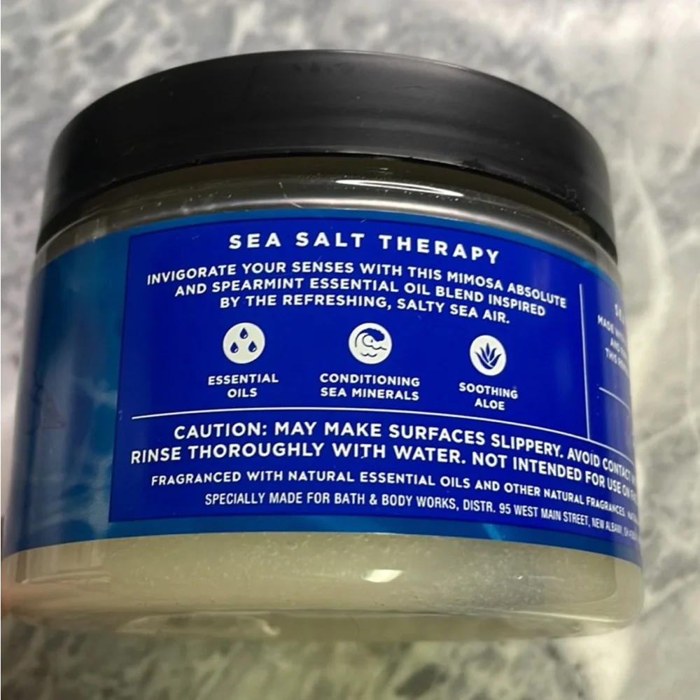 Bath and Body Works Sea Salt‎ Scrub Mimosa Spearmint